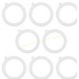 8 Pcs Rubber Seals, 3.75" White, more rubber.