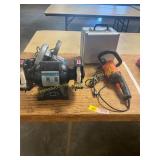 Bench Grinder, Skilsaw, Etc