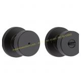 4ct Kwikset Signature Pismo Matte Black Knob (R/L)