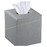 Leather Box Tissue Cover with Magnetic Bottom