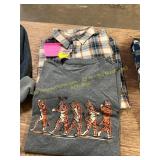 Mens XL Redhead Flannel+ Golfing Shirt