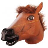 MOLEZU Horse Head Mask for Adult, Latex Mask