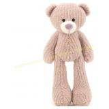 Pink Bear Stuffed Animal for Kids, Plush Toy