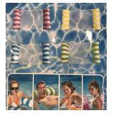 Blue and White Pool Float for Teens & Adults