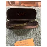 Hard Shell Clamshell Coach Glasses Case
