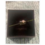 Silver Infinity Size 6 Ring 1K Stone