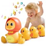 JUYEE Baby Crawling Toys: 4 Magnetic Ducks