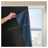Autohesion Blackout Curtains 35x63 in, 1 Panel