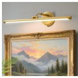 Hardwired Picture Lights, Gold LED Light 8W