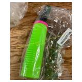2 grill brushes, ballon air pump, & misc