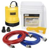 Tankless Water Heater Flushing Kit with Pump