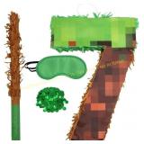 Number 7 Pixel Pinata for Birthday Party