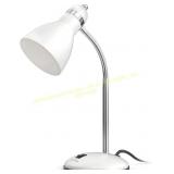 LEPOWER Metal Desk Lamp, Goose Neck White