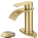 Brushed Gold Waterfall Faucet, SL5002BG