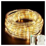 LED Rope Lights Battery Operated 40ft 120 LEDs
