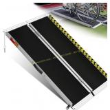 VNN Portable Wheelchair Ramp 4FT, Non-Slip