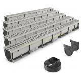 Vodaland 3" Trench Drain System - Ivory