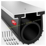 Jin&Bao Garage Door Seal with Track Kit (8ft)