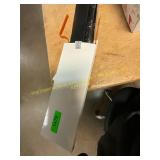 Rubber stoppers and orange clear strips