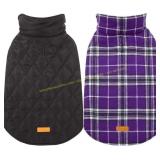 Kuoser Waterproof Reversible Dog Coat M