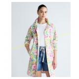 Free Assembly Floral Car Coat, Long Sleeves Sz 4X