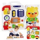 MFEESYOB Montessori Busy Board 12-18m Toy