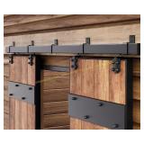 Easelife 12FT Exterior Barn Door Hardware Kit