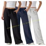 Common Stitch 3 Pack Wide Leg Sweatpants Sz L