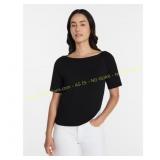 Time and Tru Women s Envelope Tee Sz M