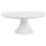 9-Inch Round Porcelain Cake Stand for Desserts