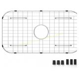 Sink Protector Grid 26x14 Centered Drain 304SS