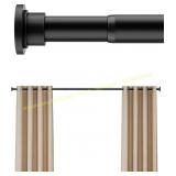 EZFurni Heavy Duty Tension Rod 35 76" Black