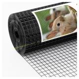 Black Hardware Cloth 1in x 48x100ft, 17ga