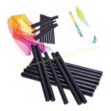 Black Hot Glue Sticks 12-Count 8in