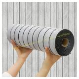 2ct Chejiaye Wood Slat Peel & Stick Panel Grey