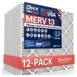 BNX TruFilter 20x25x1 MERV 13 (12-Pack)
