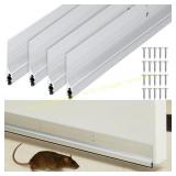 Gisafai 4 Pcs 36" Metal Door Draft Stopper
