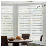 GHV Zebra Blinds Corded Blackout 28x64 White