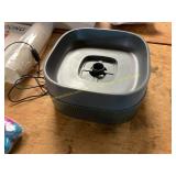 Cat Water Fountain, 85oz/2.5L, LED (Dark Gray)