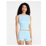 XXL No Boundaries Smocked Tank Set, 2-Piece