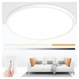 Flush Mount Light, Dimmable 3000/4500/6000K