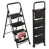 HBTower 4 Step Ladder with Anti-Slip Pedals