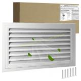 24"x16" Aluminum Gable Vent with Strainer