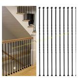 Sidasu 10-Pack 44" Wrought Iron Balusters