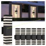 6Pack 18" LED Square Up & Down Wall Light 24W