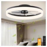 Volisun Low Profile Ceiling Fan with Light