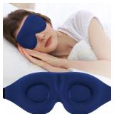 ZGGCD 3D Contoured Sleep Mask, Blue