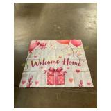 Welcome home baby girl flag