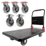 Platform Truck: Foldable Dolly, 6" Wheels