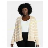 Terra & Sky Plus Size Boyfriend Cardigan Sz 1X